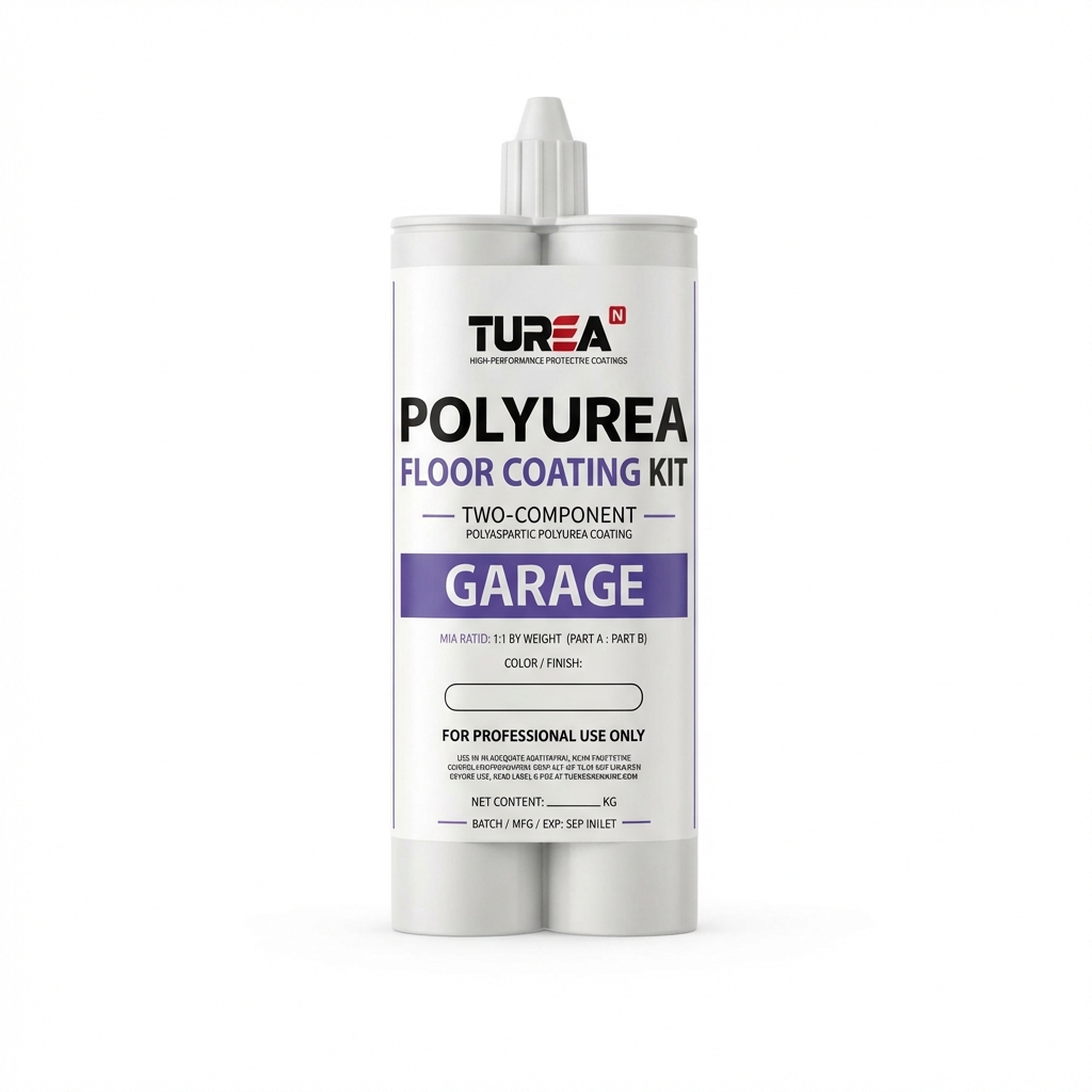 Turean Polyurea Garage Floor Coating Kit — Dual Cartridge, 2-Component (1:1)