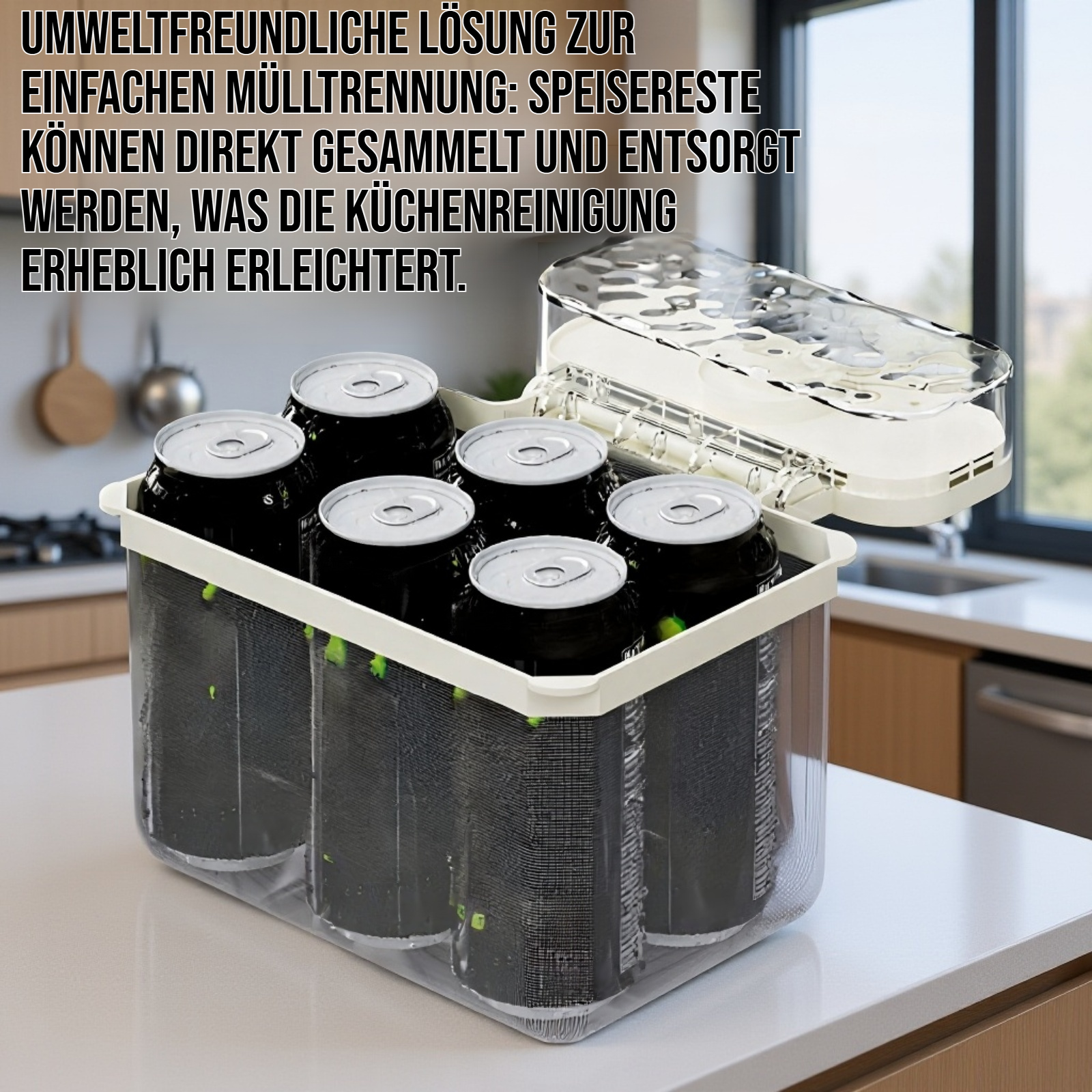 Nahaufnahme des Saugplattenfilters für Küchenbecken