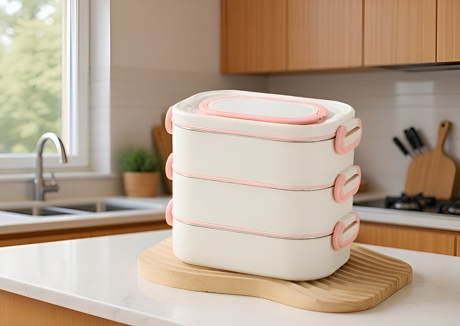 Wiederverwendbare Bento Box für Schule und Büro