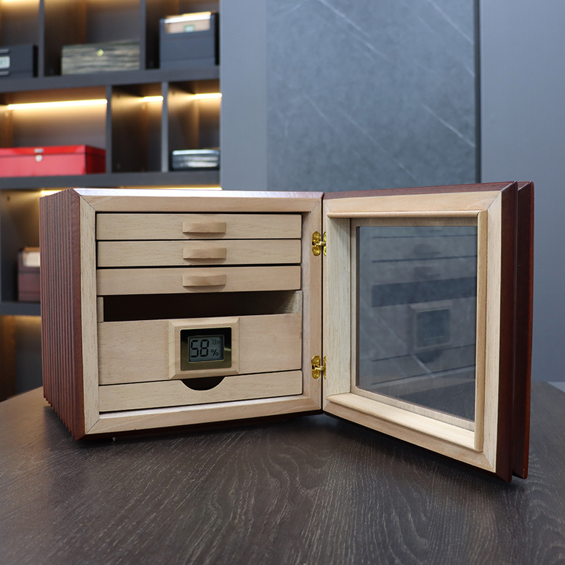 Desktop Cigar Humidor Cabinet – Model A150 (High Capacity)