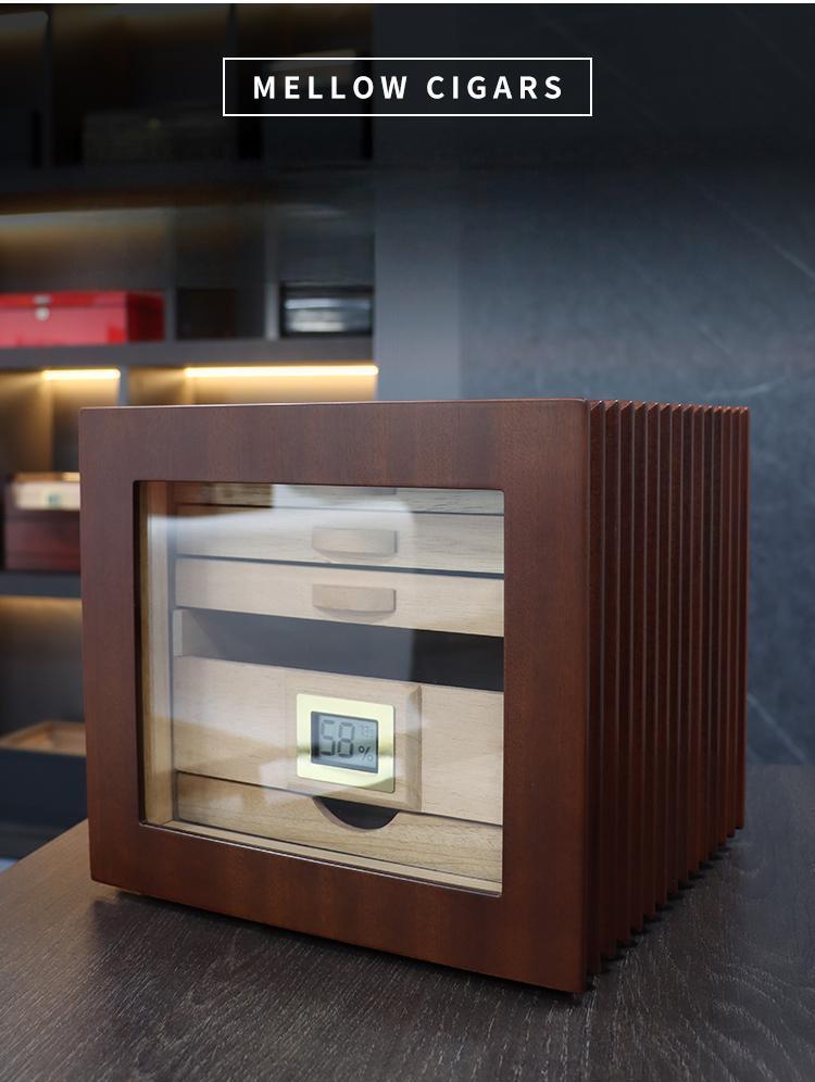 Desktop Cigar Humidor Cabinet – Model A150 (High Capacity)