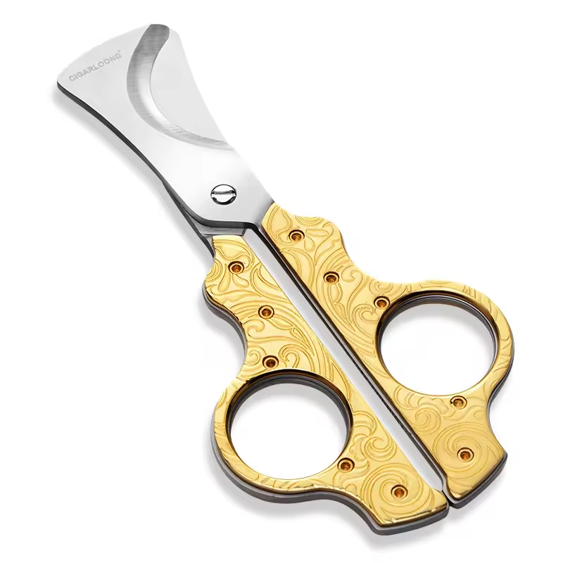 Premium Scissor-Style Cigar Cutter – Luxury Gift Box Edition