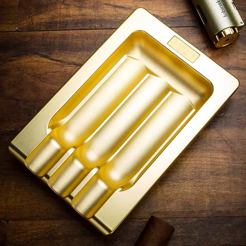 Luxury Cigar Accessory Gift Set – Cutter, Lighter & Ashtray Collection