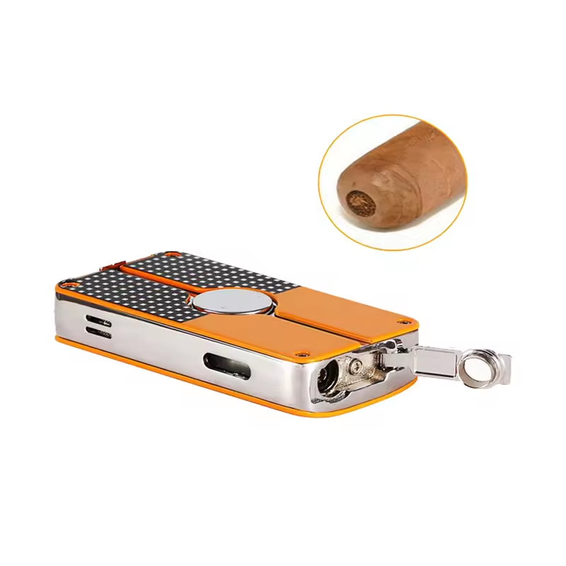 Triple Jet Flame Cigar Lighter – Modern Metal Design
