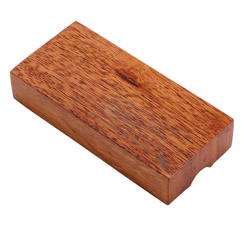 Luxury Wooden Cigar Ashtray with Metal Insert – Single Cigar Rest Design