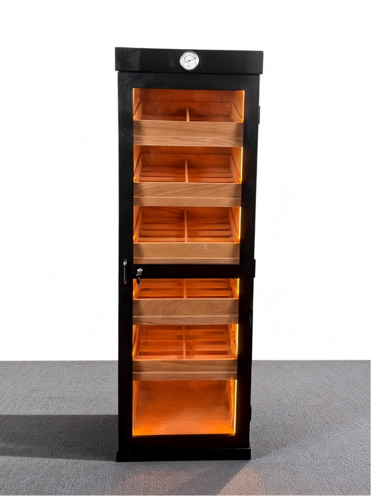 Basic Single-Door Cigar Humidor Cabinet