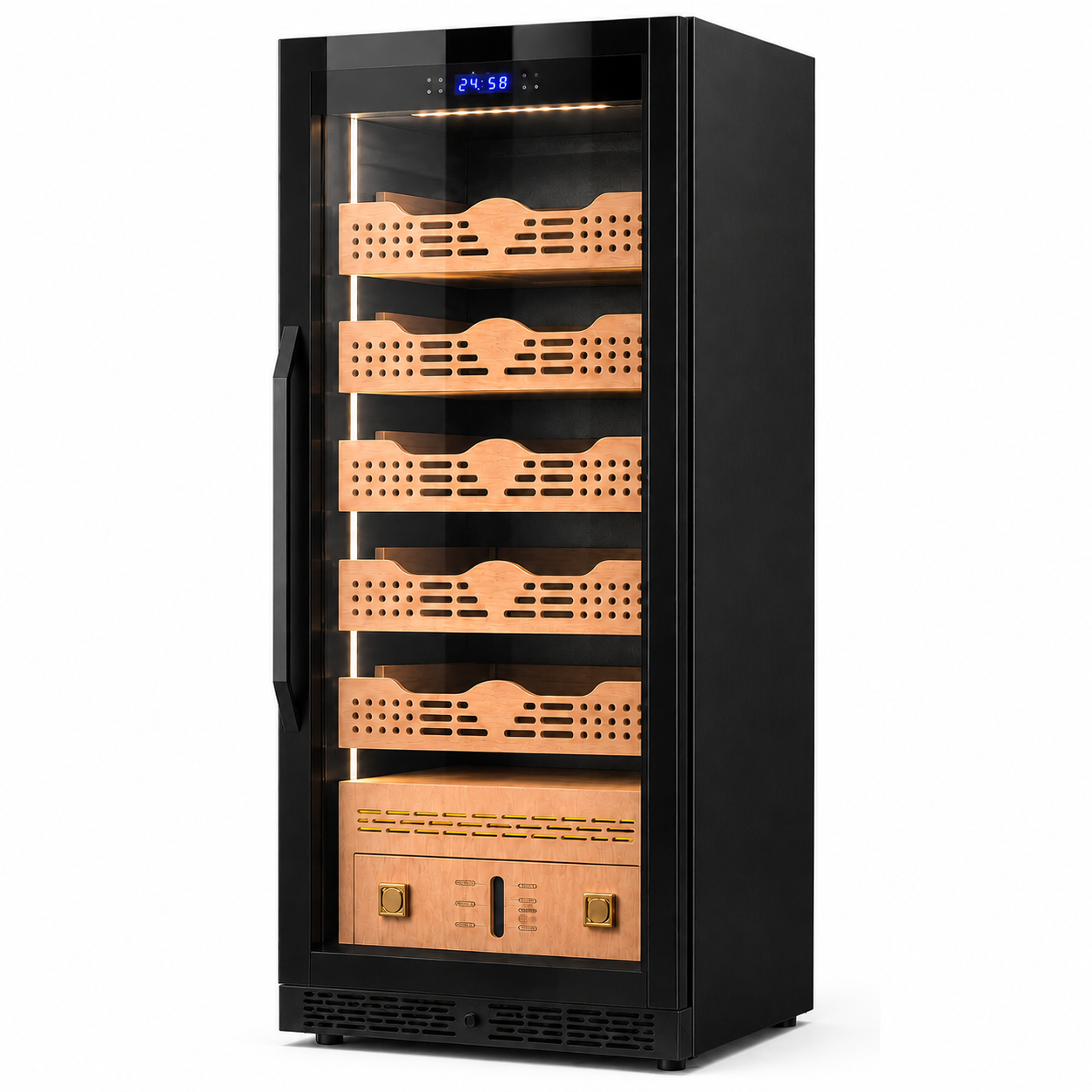 BXW-308A freestanding cigar humidor cabinet