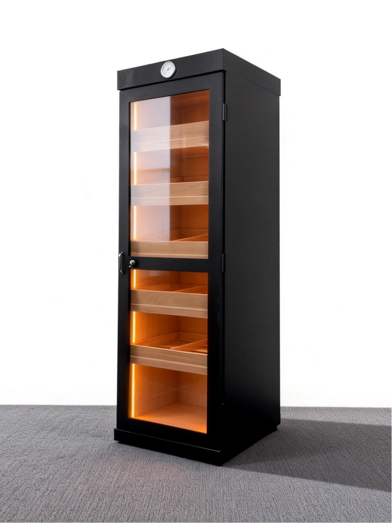 Basic Single-Door Cigar Humidor Cabinet
