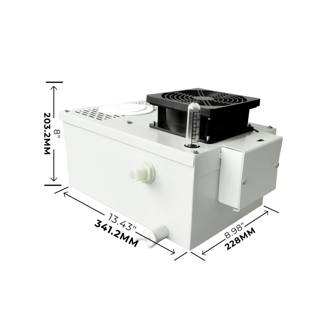 4.8L Auto-Fill Cigar Cabinet Humidifier with Touchscreen Wireless Controller