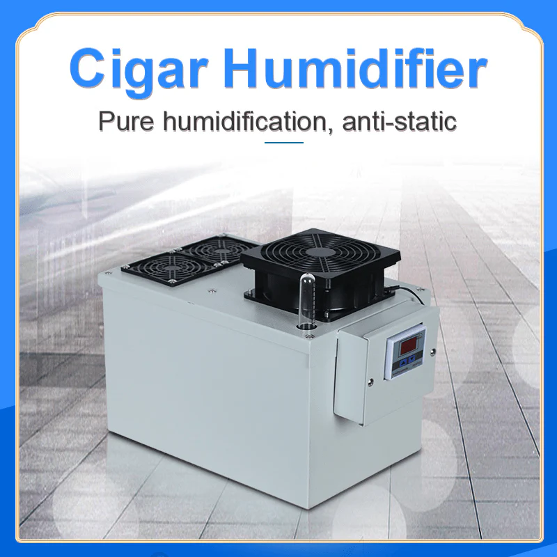 Basic Single-Door Cigar Humidor Cabinet（Humidifier included）