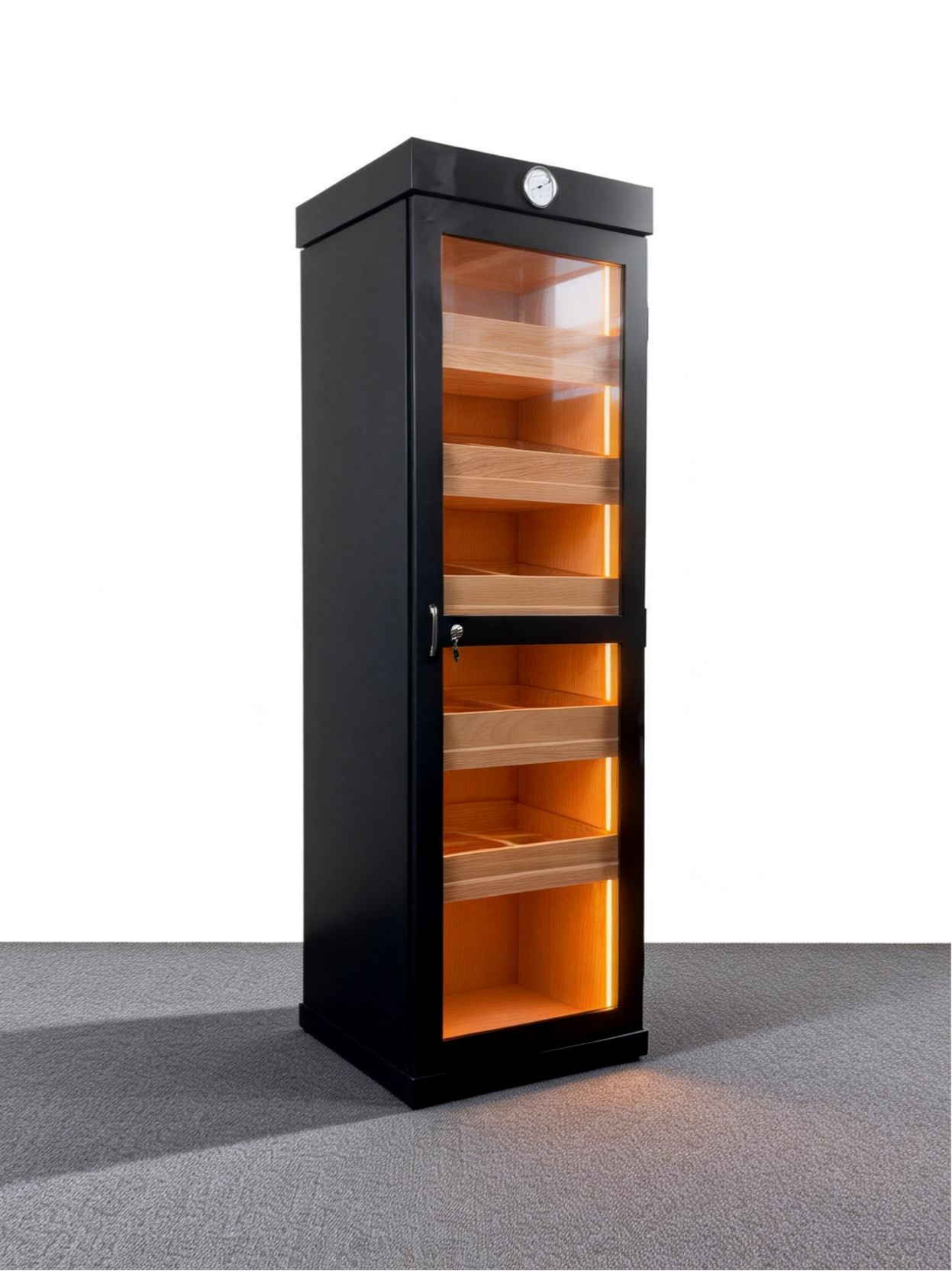 Basic Single-Door Cigar Humidor Cabinet