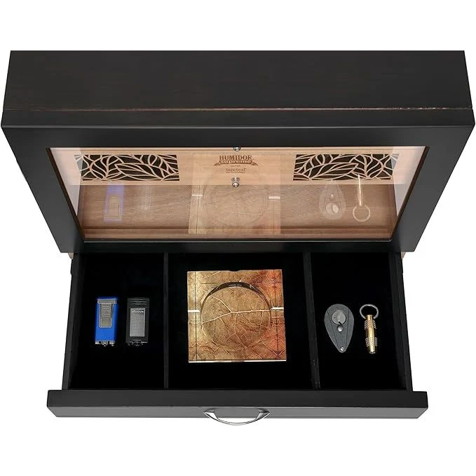 Premium Standing Cigar Humidor Cabinet