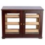 Cedar Wood Three-Layer Cigar Humidor Cabinet with Viewing Window