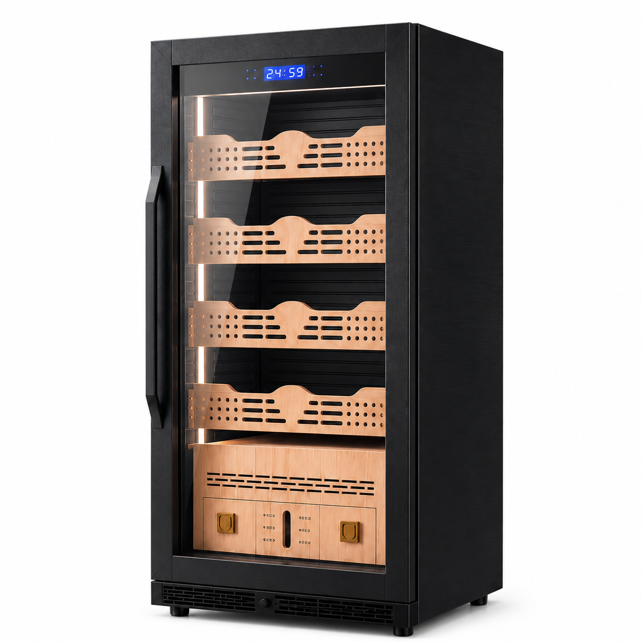 BXW-220 220L freestanding cigar humidor cabinet