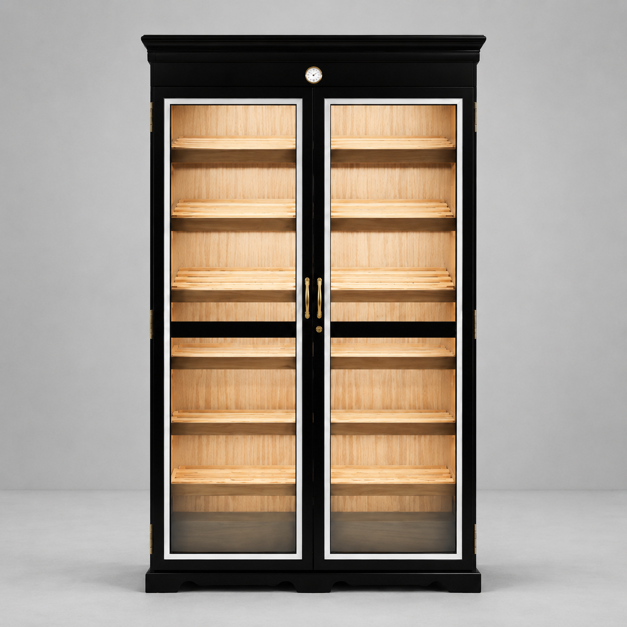 Double Door Humidor Cabinet