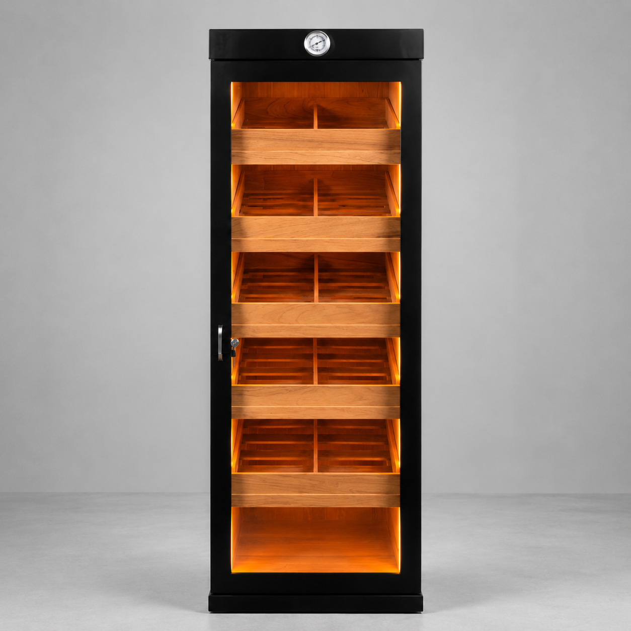Single Door Humidor Cabinet