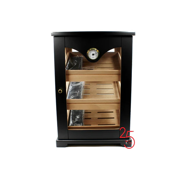 Luxury Wooden Cigar Cabinet with Hygrometer
