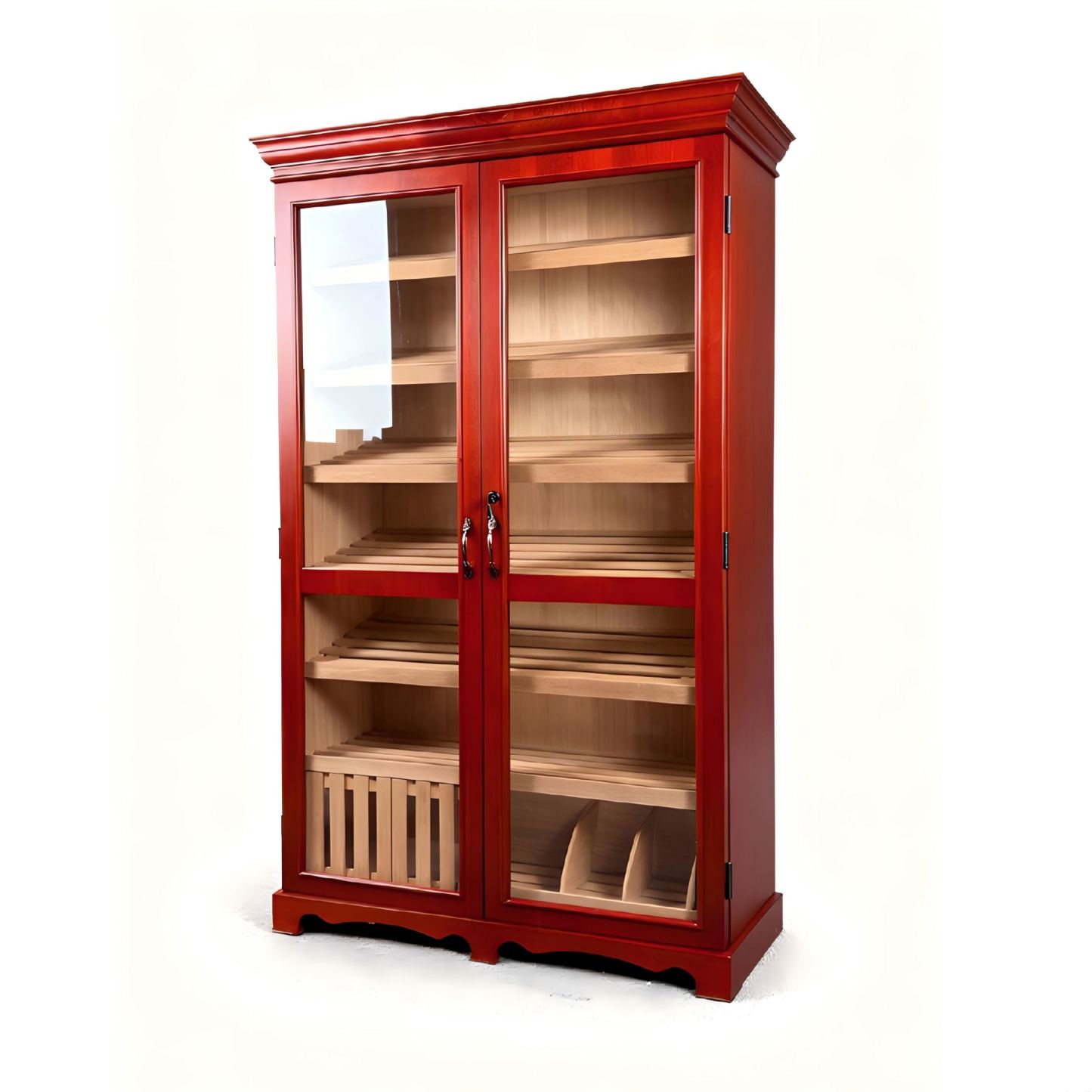Redwood Double-Door Cigar Humidor