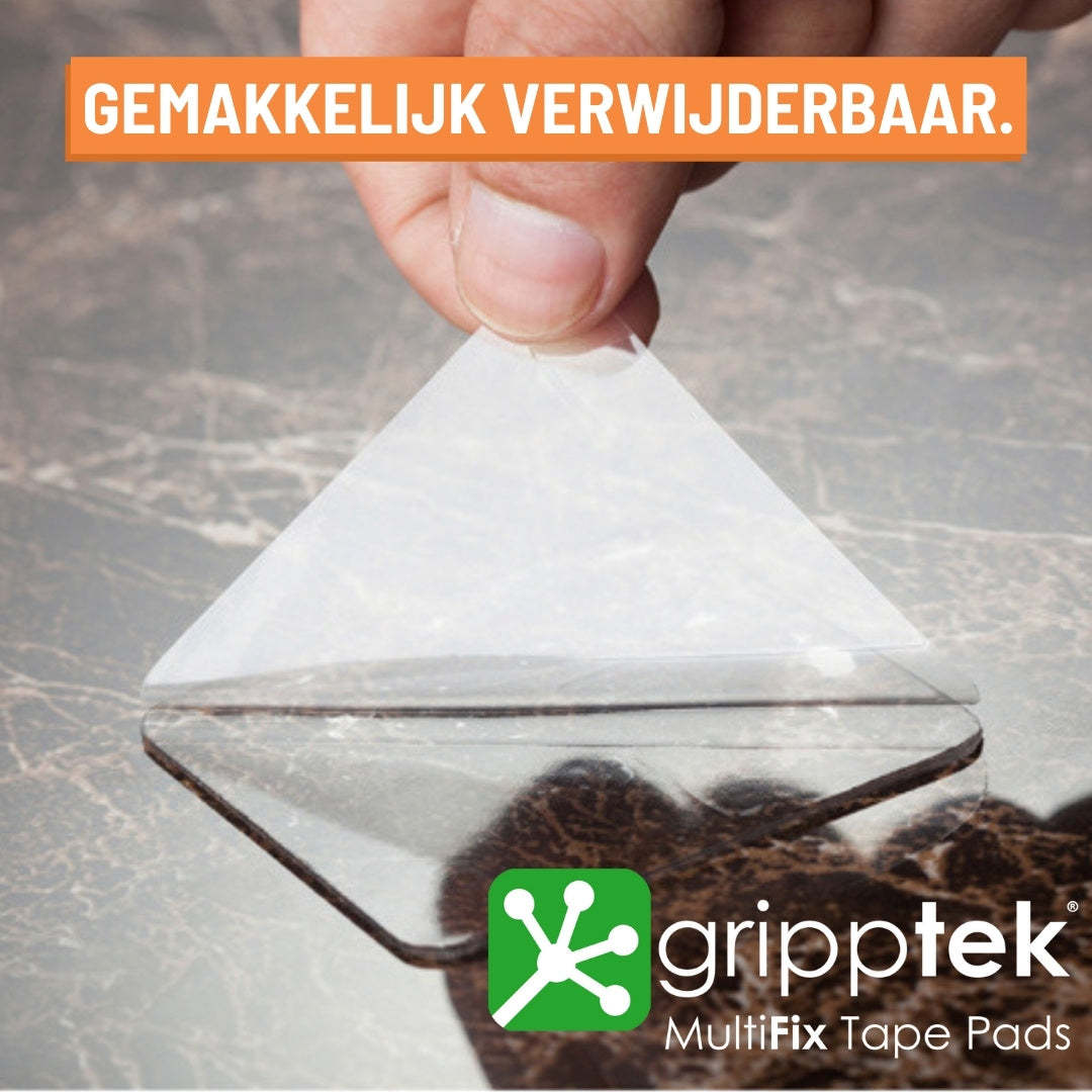 36 stuks - GrippTek® MultiFix Tape Pads - Dubbelzijdig & Herbruikbaar