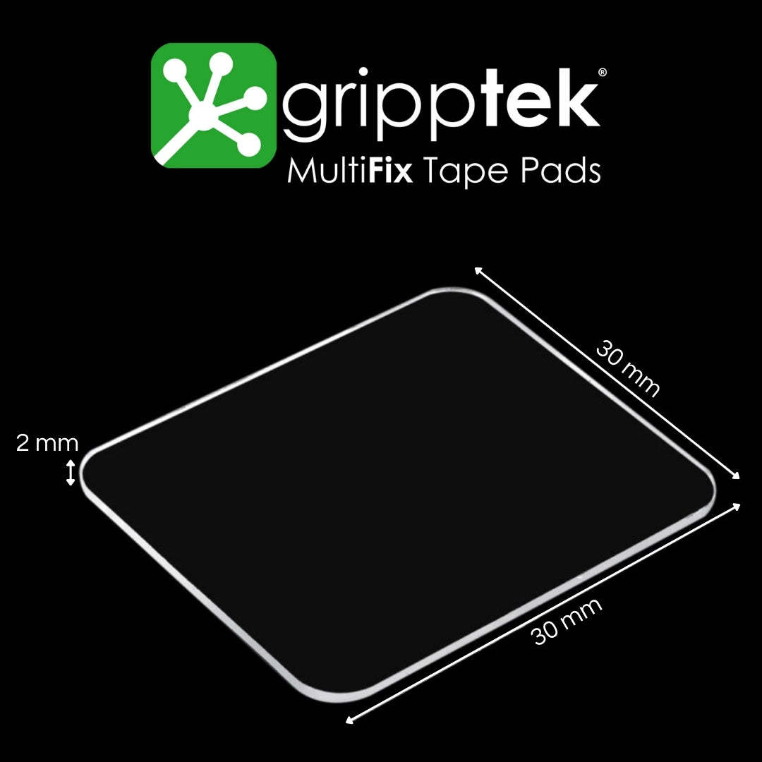 36 stuks - GrippTek® MultiFix Tape Pads - Dubbelzijdig & Herbruikbaar