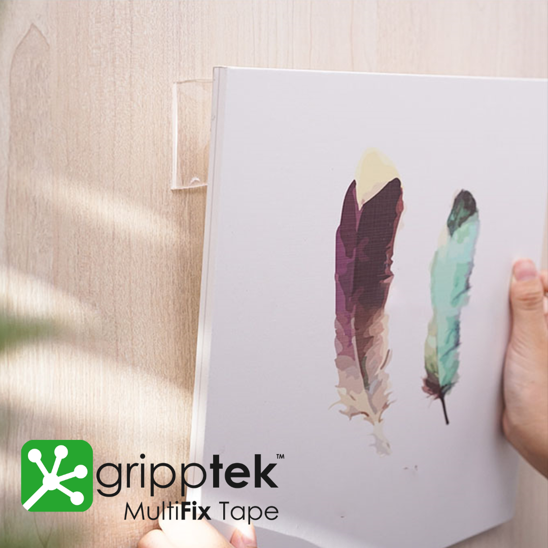 GrippTek® MultiFix Tape Original 2.0 - Dubbelzijdig & Herbruikbaar