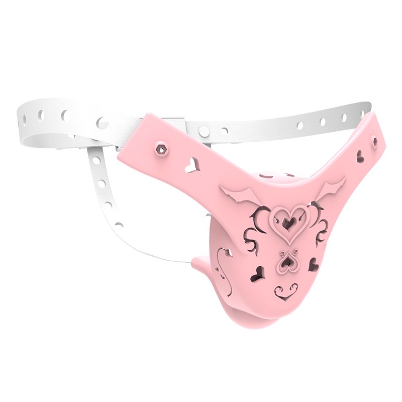 New Adjustable Chastity Belt Cb Lock Penis Devices Cock Cage Sissy Restraint Abstinence Adjustable Chastity Pants Adult Sex Toys