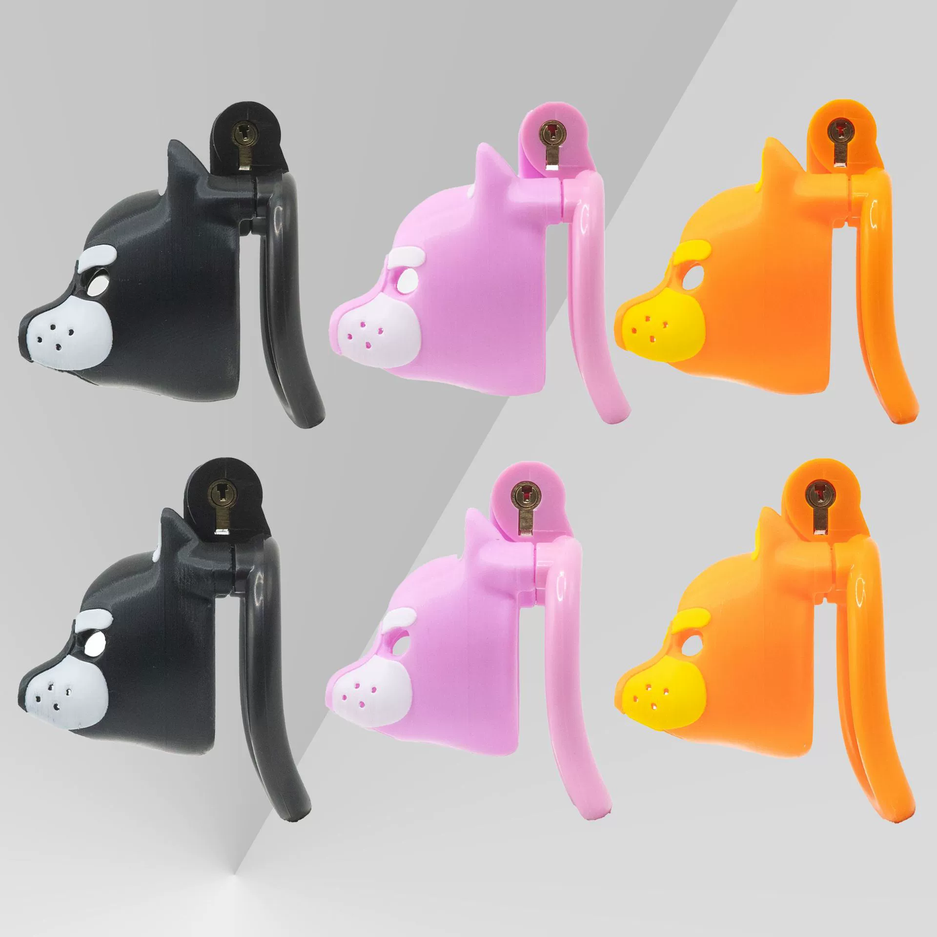 New Cute-Style Chastity Cage Small & Large Penis CB Lock Mini Cock Cage Sissy Abstinence Urethral Chastity Device Male Sex Toys