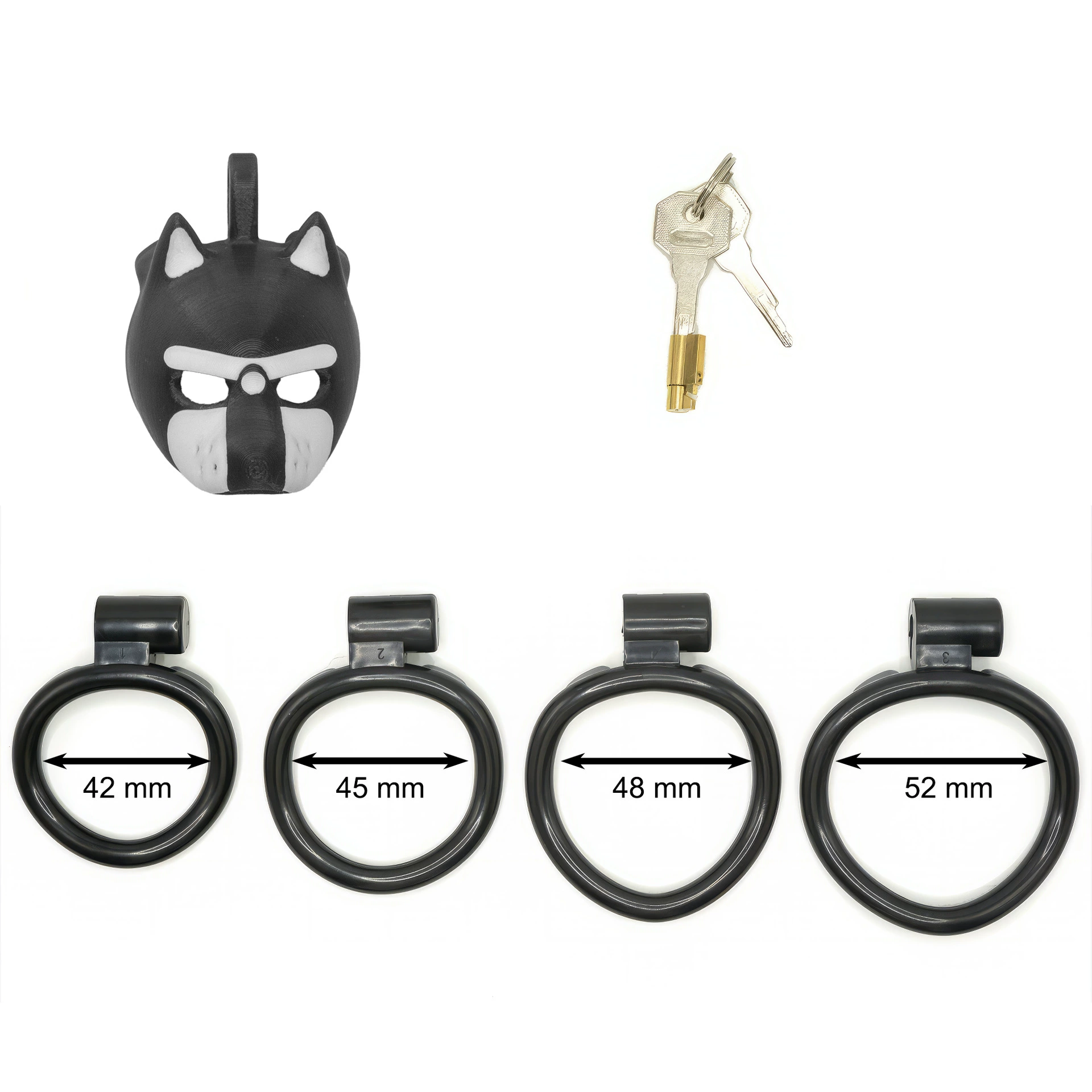 New Cute-Style Chastity Cage Small & Large Penis CB Lock Mini Cock Cage Sissy Abstinence Urethral Chastity Device Male Sex Toys