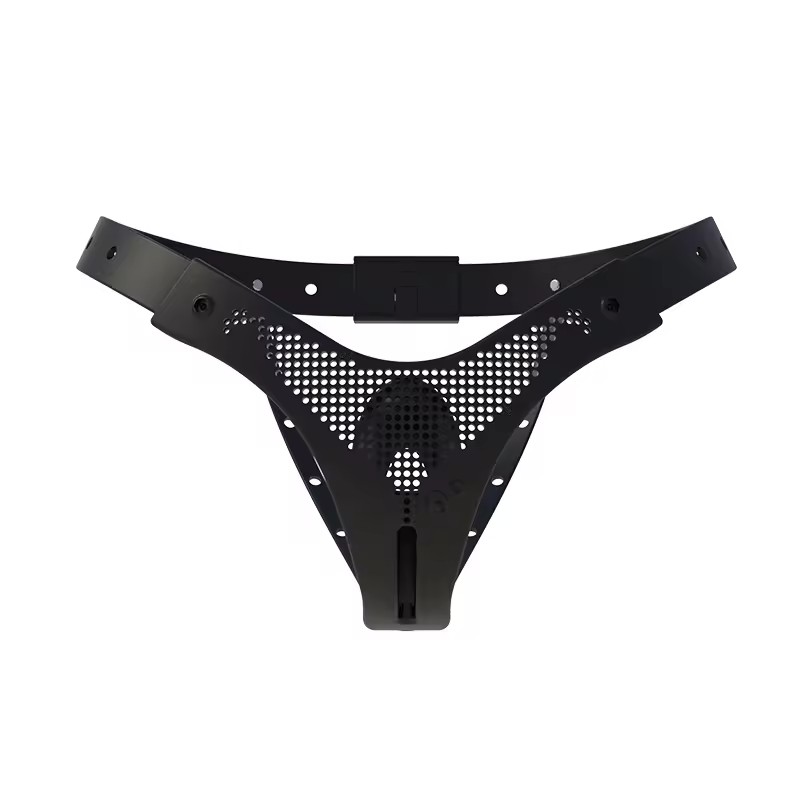 Chastity Cage Belt Long-lasting Male Sexual Lock Maintaining Sex Toys Adjustable Chastity Pants with CB Lock for Sexual Pleasure