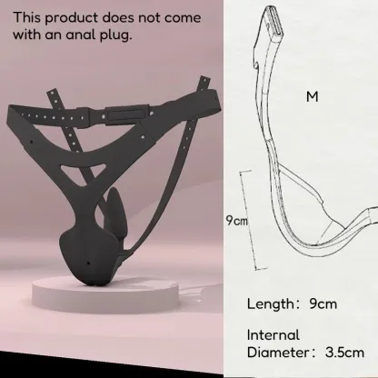 High Quality Detachable Chastity Belt Male To Female Chastity Cage Cb Penis Lock BDSM with Anal Plug Sissy Sexual Restraint Toys