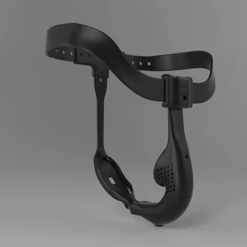 Men Waist Belt Integrated Chastity Lock Belt Chastity Belt CB Lock Couple Sex Ring Masturbation Abstinence Device Adult Product