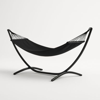 Hamac avec support en acier noir