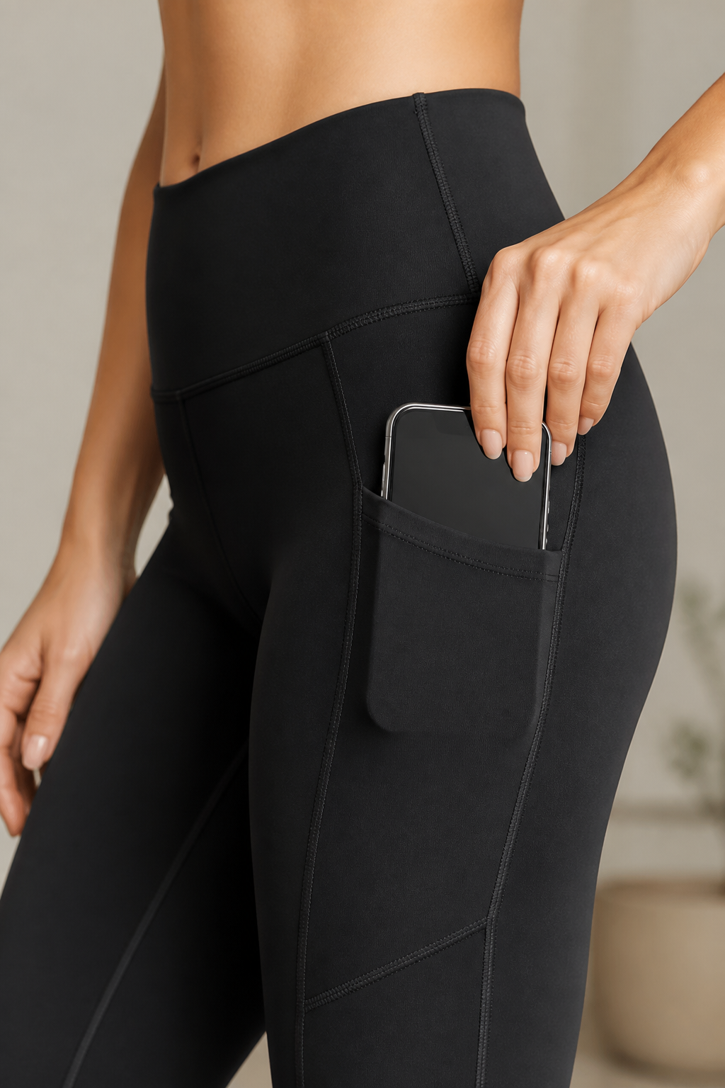 High-Waist Pocket Yoga Leggings