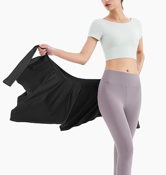Butt Cover up for Leggings, Ballet Wrap Skirt Women Gym Cover Up Dance Wraps Skirt, Athletic Skirt for Yoga Gym