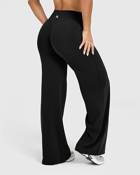 Yoga Pants Women High Waist Stretch Casual Soft Straight Leg Bottoms