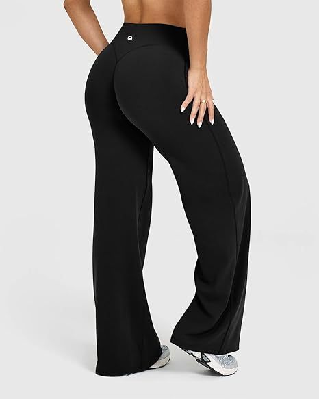 Yoga Pants Women High Waist Stretch Casual Soft Straight Leg Bottoms