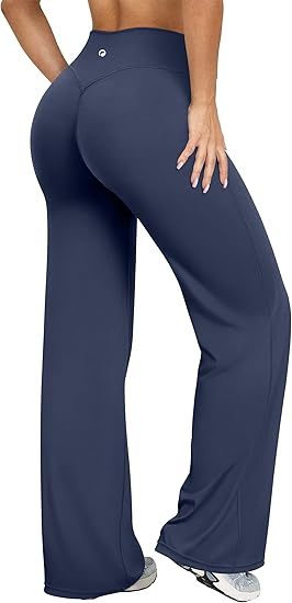 Yoga Pants Women High Waist Stretch Casual Soft Straight Leg Bottoms