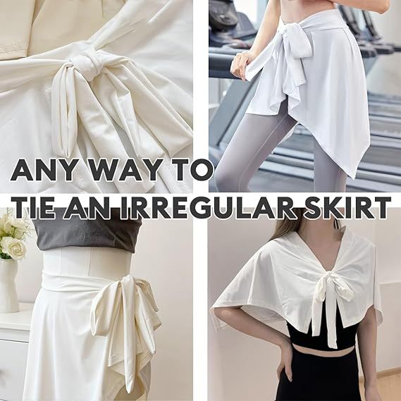 Butt Cover up for Leggings, Ballet Wrap Skirt Women Gym Cover Up Dance Wraps Skirt, Athletic Skirt for Yoga Gym