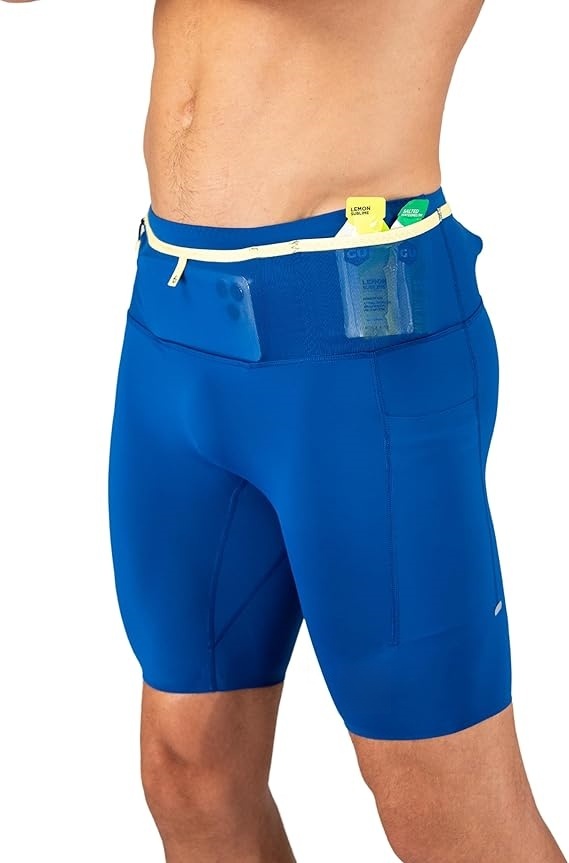 Men's Running Compression Shorts with Pockets - Secure Your Phone, Keys and Even Water Bottles - USA Small Business