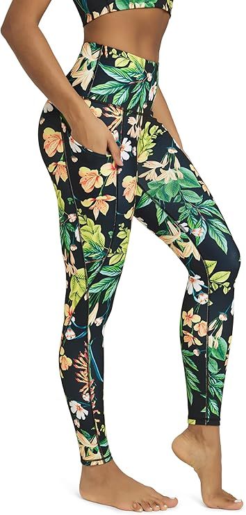 Leggings with Pockets for Women Tummy Control High Waisted Yoga Pants Women Compression Workout Leggings