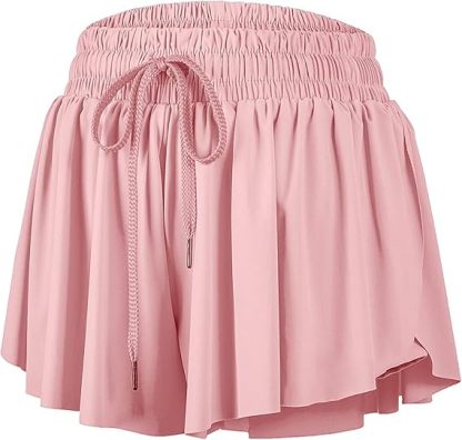 Flowy Athletic Shorts for Women Gym Yoga Workout Running Short Pants Tennis Skort Skirt Cute Clothes Casual Summer