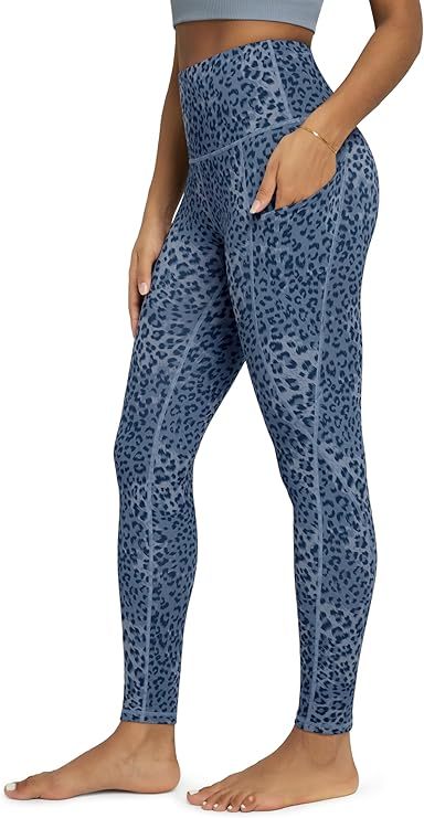 Leggings with Pockets for Women Tummy Control High Waisted Yoga Pants Women Compression Workout Leggings