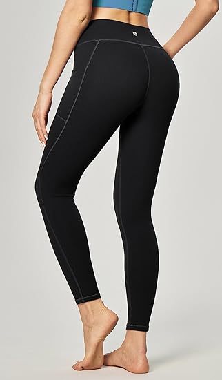 Leggings with Pockets for Women Tummy Control High Waisted Yoga Pants Women Compression Workout Leggings