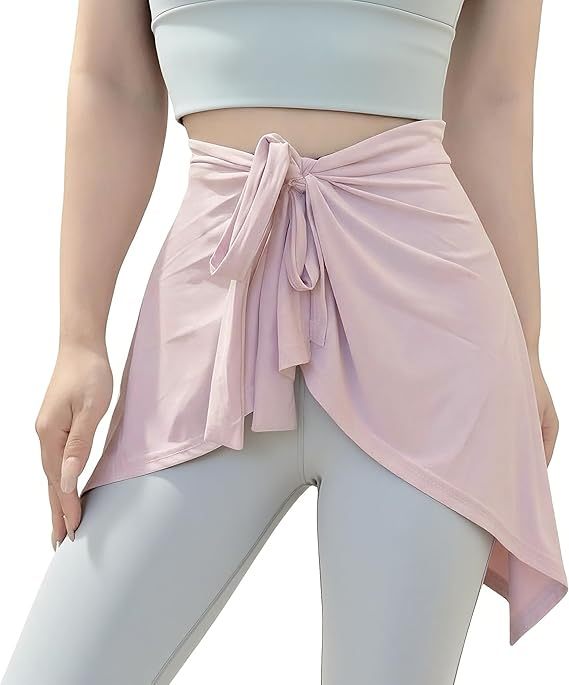 Butt Cover up for Leggings, Ballet Wrap Skirt Women Gym Cover Up Dance Wraps Skirt, Athletic Skirt for Yoga Gym