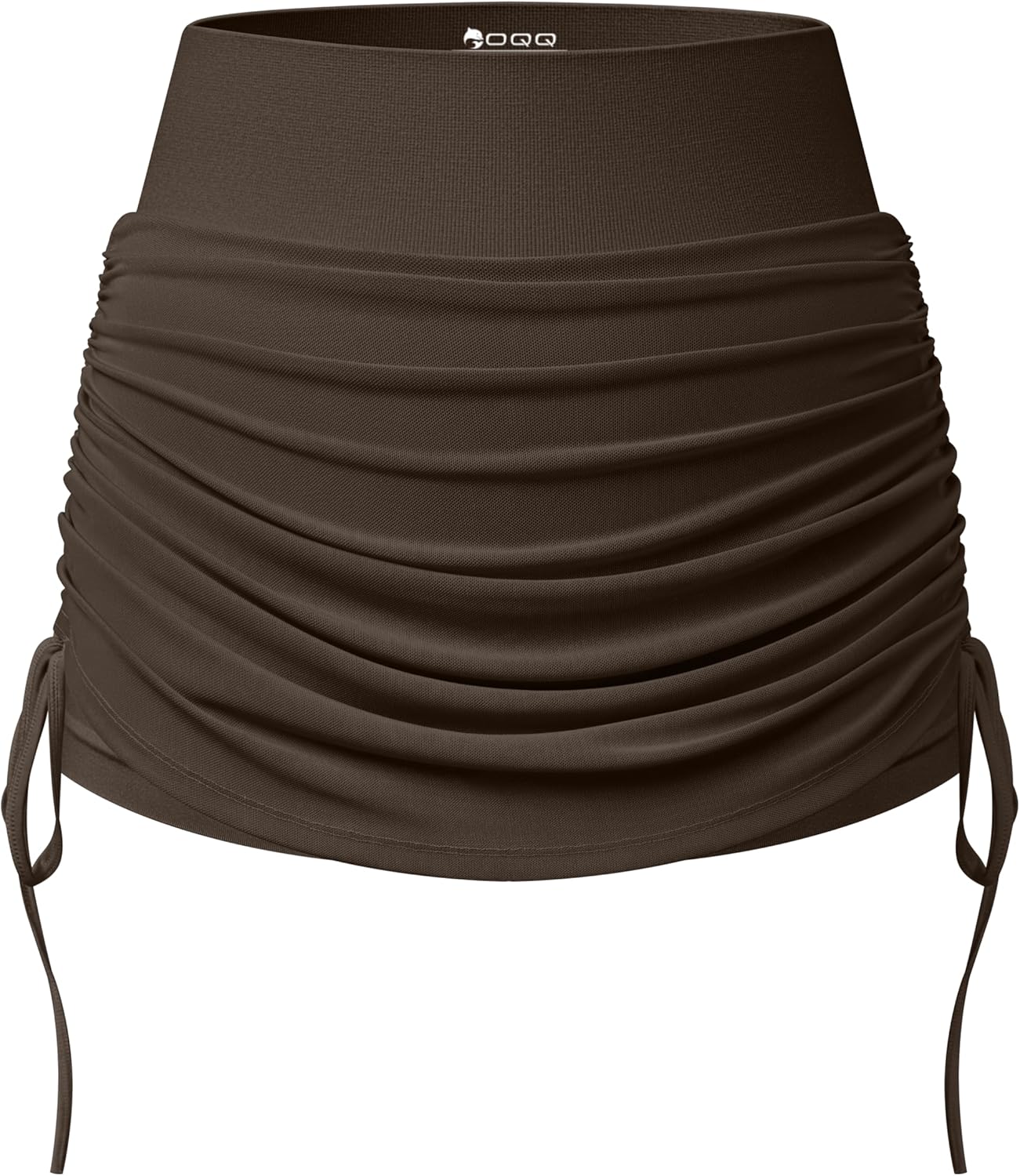  Women Tennis Skirts 2 in 1 Drawstring Mesh Ruched Athletic Skirts with Shorts High Waisted Gym Skort for Workout