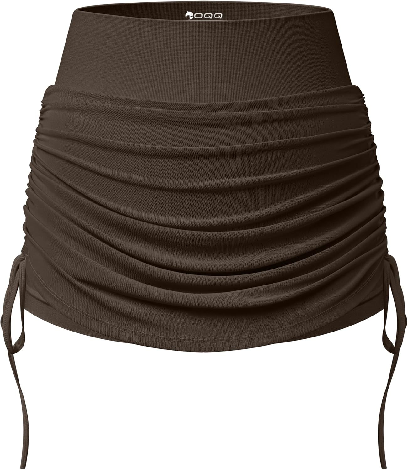  Women Tennis Skirts 2 in 1 Drawstring Mesh Ruched Athletic Skirts with Shorts High Waisted Gym Skort for Workout