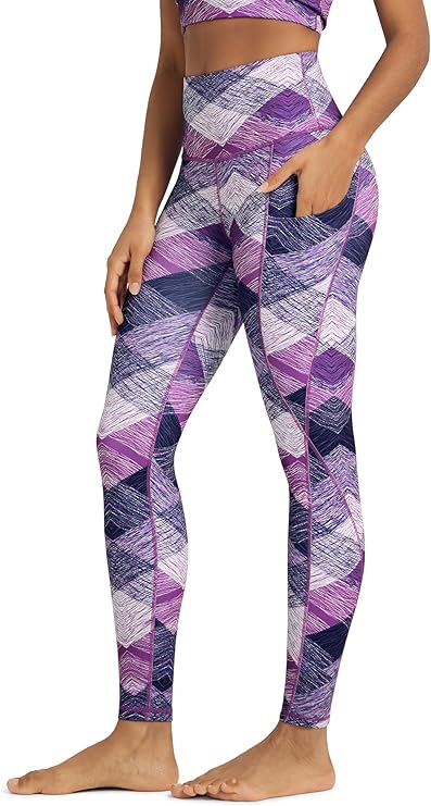 Leggings with Pockets for Women Tummy Control High Waisted Yoga Pants Women Compression Workout Leggings