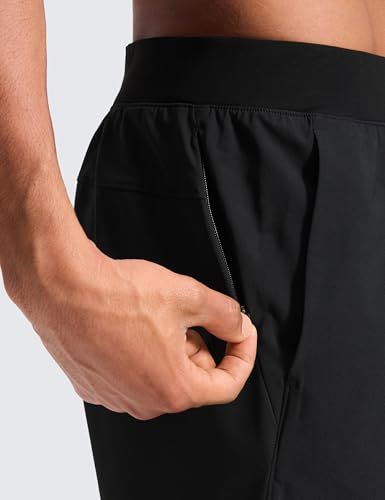 CRZ YOGA Mens Workout Daily Pants 30 inch - Quick Dry Sweat-Wicking Athletic Casual Lounge Joggers Trouser with Pockets