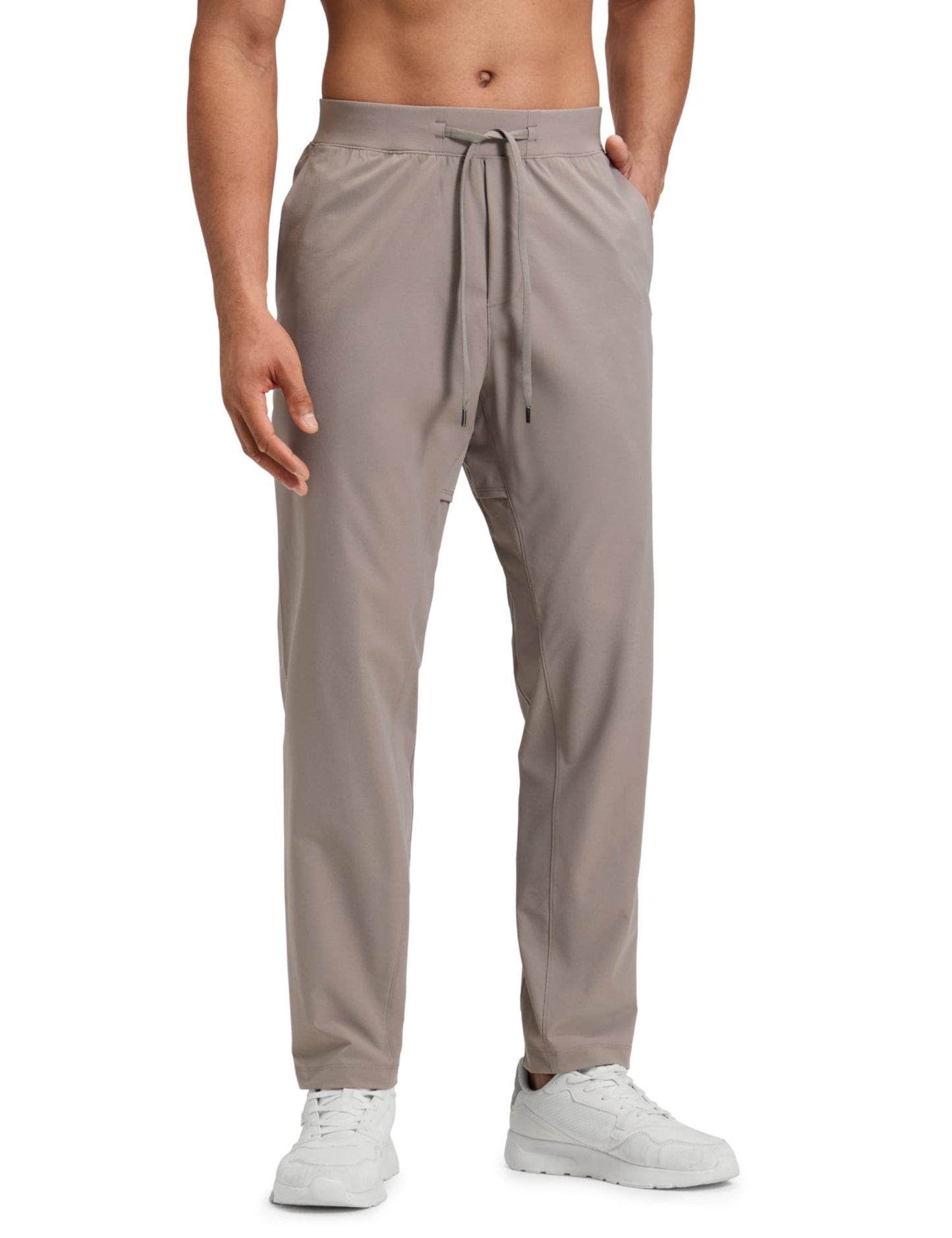 CRZ YOGA Mens Workout Daily Pants 30 inch - Quick Dry Sweat-Wicking Athletic Casual Lounge Joggers Trouser with Pockets
