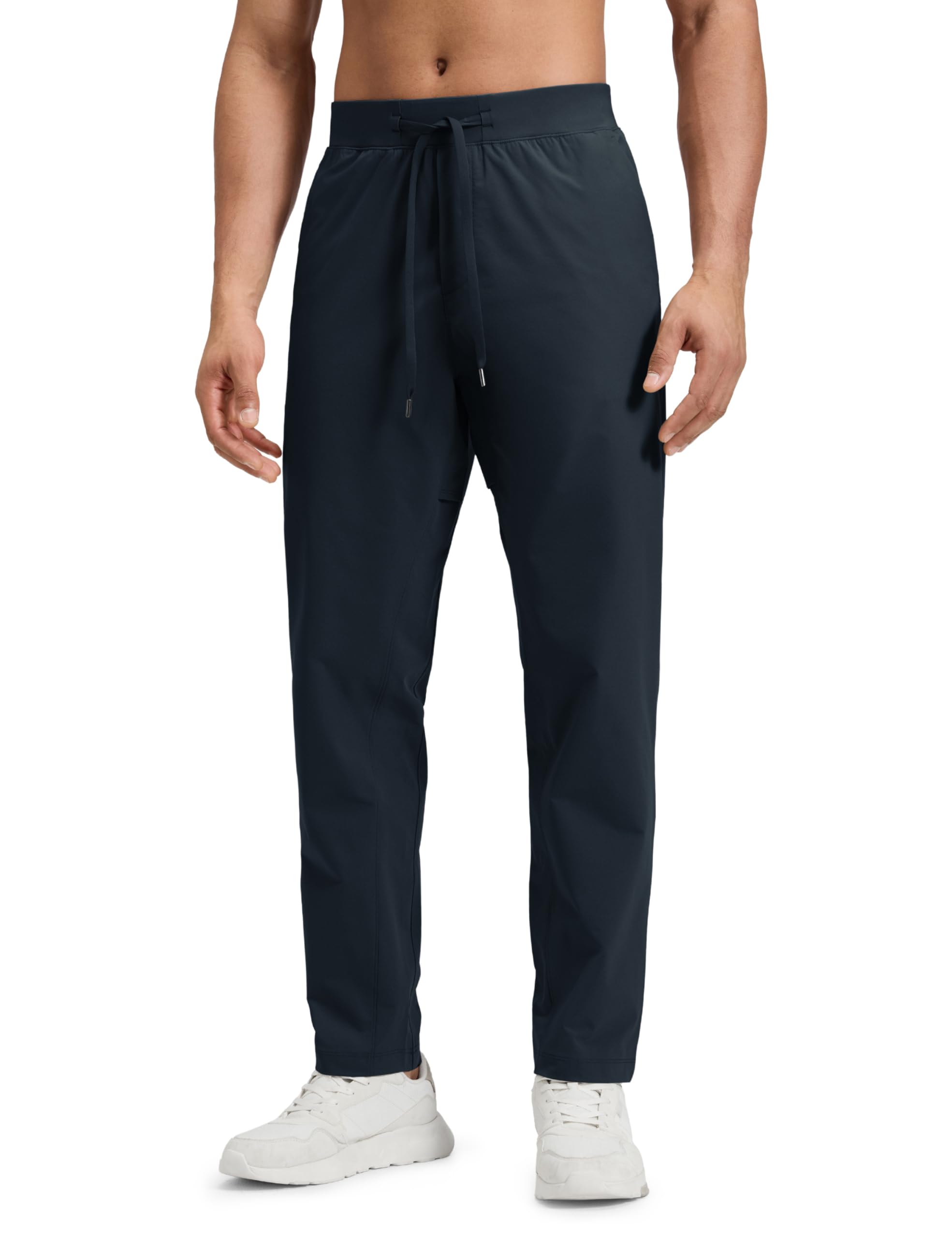 CRZ YOGA Mens Workout Daily Pants 30 inch - Quick Dry Sweat-Wicking Athletic Casual Lounge Joggers Trouser with Pockets